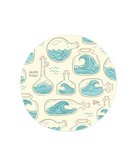 Surf in a Bottle drink coaster