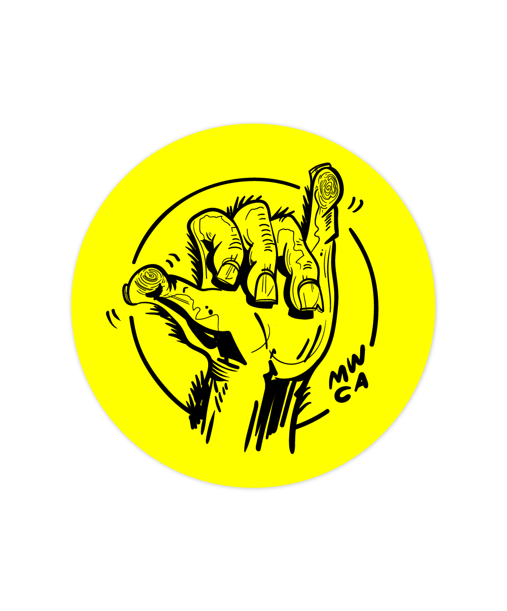 Gross Shaka sticker