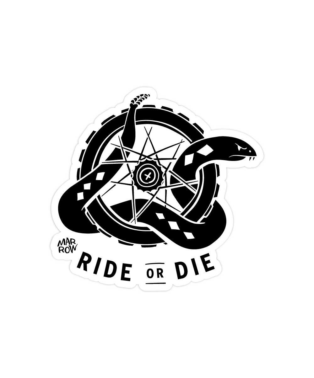 Ride or Die sticker