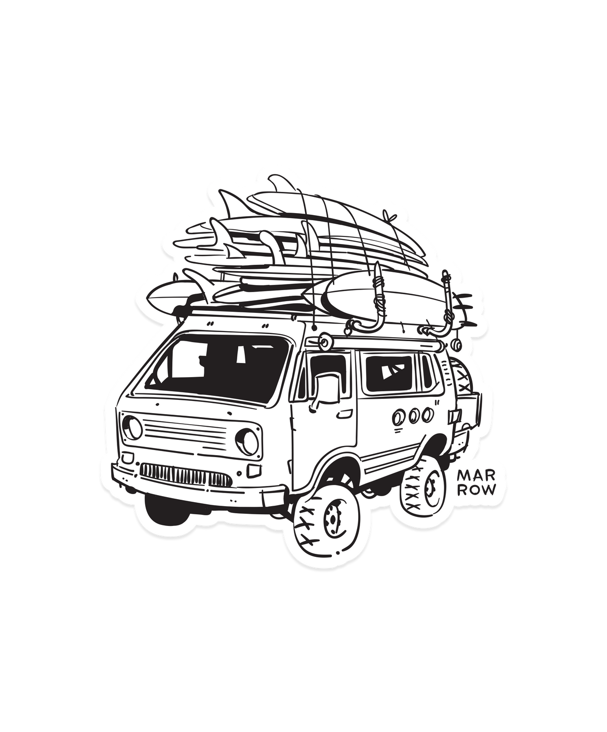 Surfari sticker