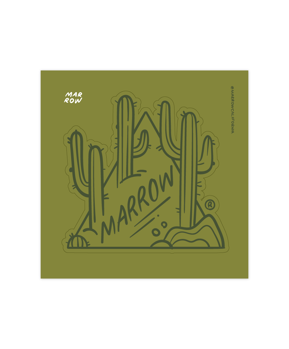 Cactus Land kiss cut sticker