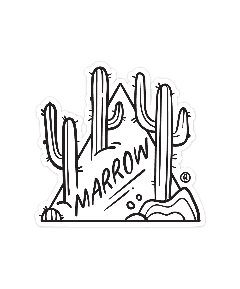 Cactus Land sticker