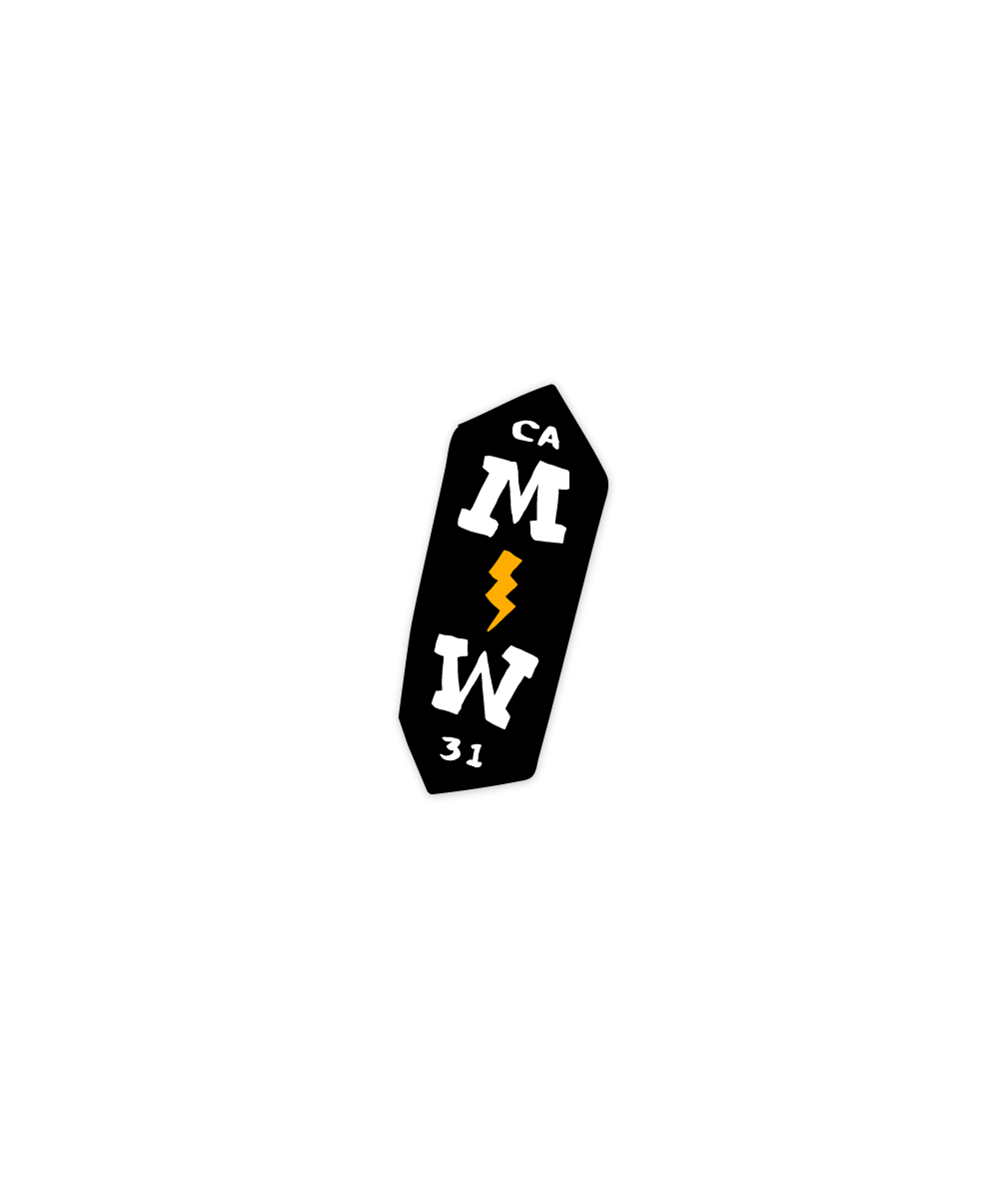 Marrow Lightning Badge sticker