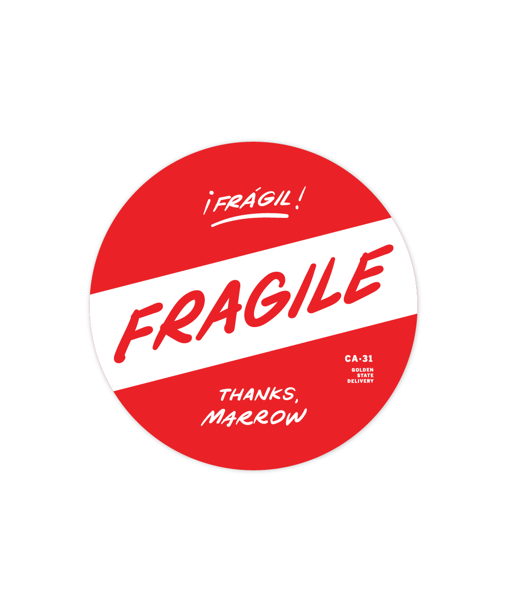 Marrow Fragile sticker