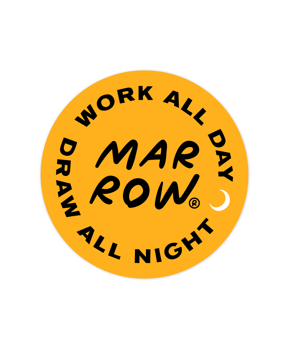 Work All Day / Draw All Night sticker