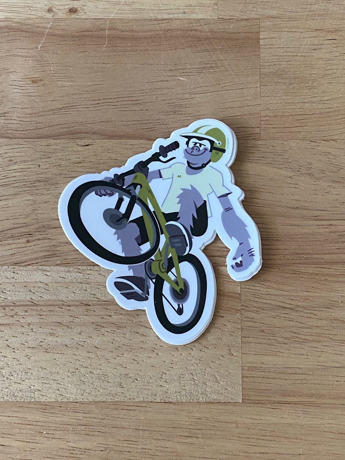 Monkey Wheelie sticker