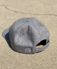 Stoked Grey Wool Cap Premium